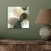 Minimalistisch - Cirkels - Penseelstreken - Beige aluminium wit klein -sfeer2