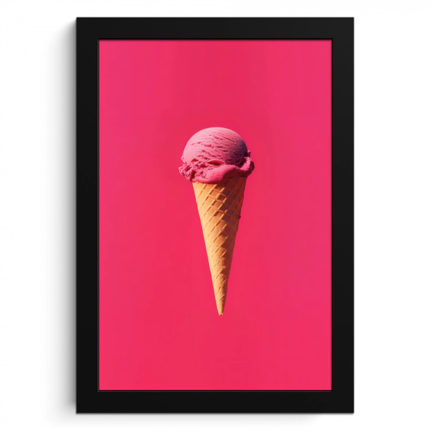 Schepijs - Roze - Hoorntje KitchenYeah - Keuken - Fotolijst klein -3d