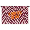 New era - Bordeaux - Zebraprint Wandkleed katoen middel -zz3d