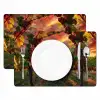 Wijngaard - Druiven - Zonsondergang Placemat vinyl groot -zzsfeer2_Kitchenyeah-website