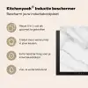 Wit Marmeren Zen Inductie beschermer vinyl 3mm middel -zzzzzzusp-haakje_NL