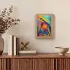 Koraal - Schildpad - Abstract - Water Light Box met kabel (Tafellamp) klein -sfeer2
