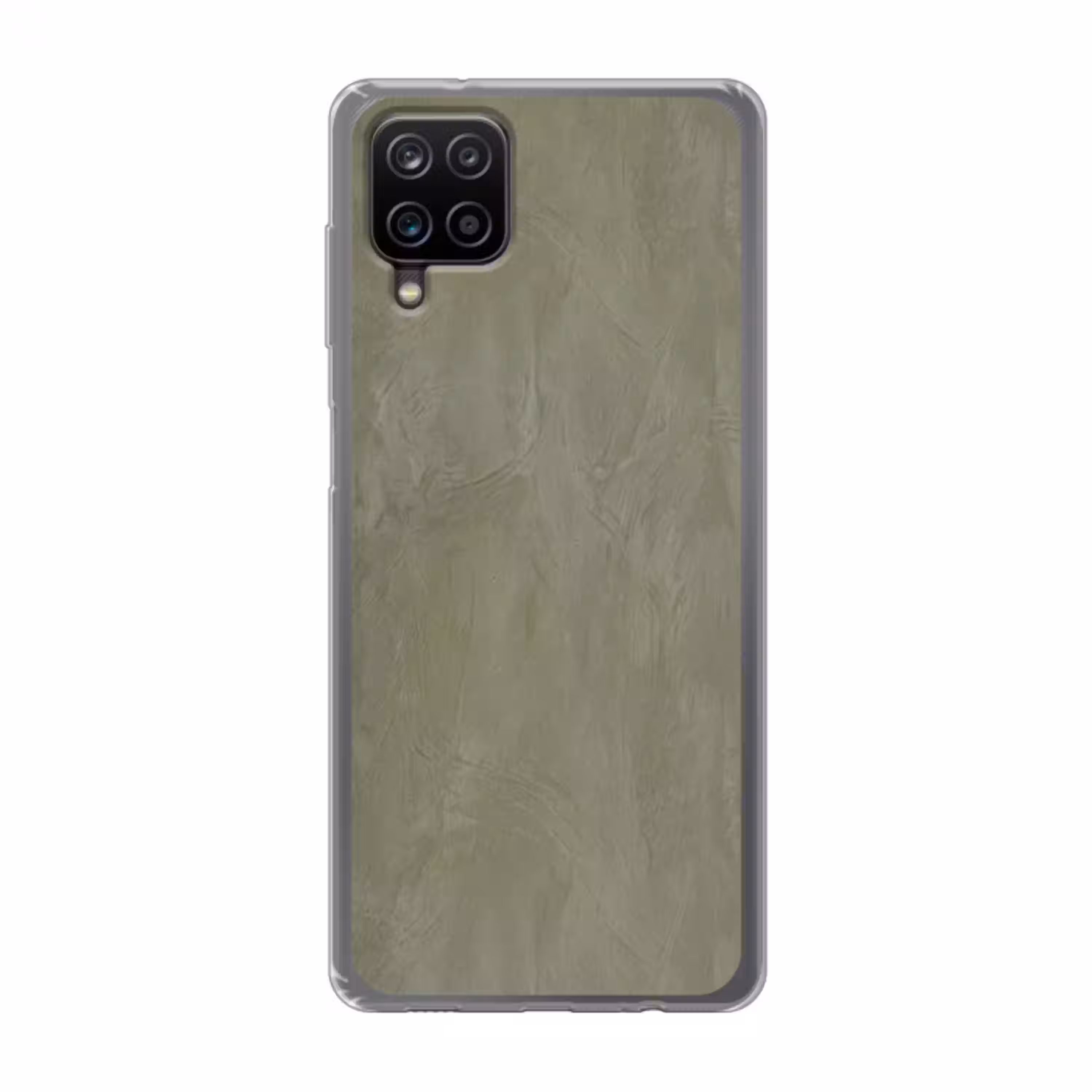 Textuur - Betonlook - Achtergrond - Modern - Groen Telefoonhoesje Samsung Galaxy A12 klein -3d
