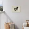 Ovaal - Olijfgroen - Simpel tuinposter los doek klein -sfeer8