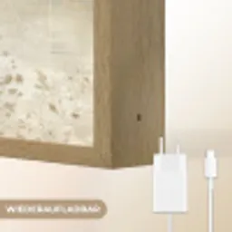 Pluis - Vrouw - Beige Light Box met batterij (Wandlamp) middel -USP_websiteoplaadbaarDE