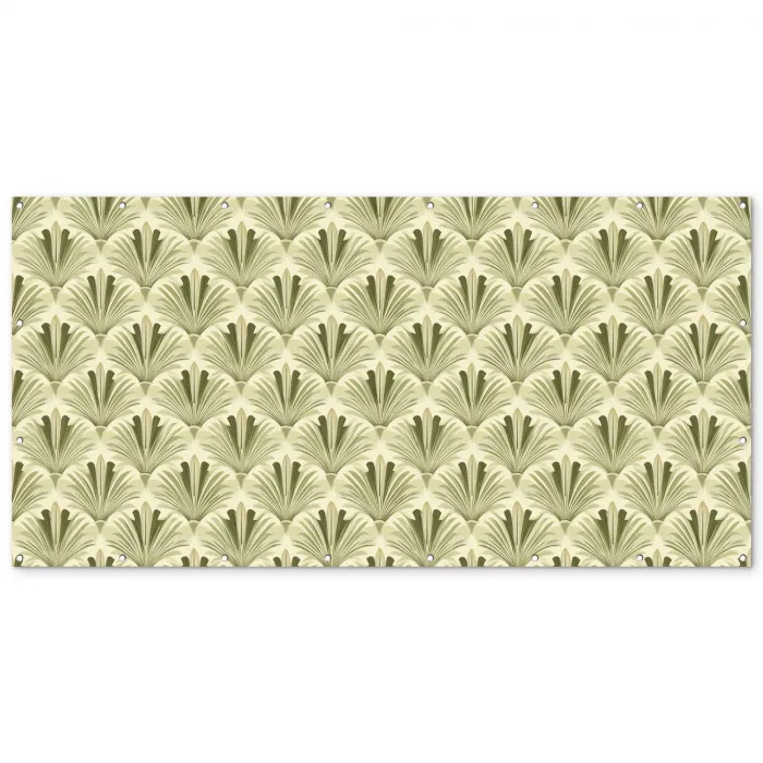 Klassiek - Waaier - Groen Balkonbeschermer Duitsland klein 596 -zz_3d