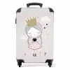Dromerige prinses met gevlochten haar Koffer - NBS - Handbagage middel -productfoto_recht