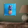 Ananas - Blauw - Tropisch - Vrolijk plexiglas 5mm klein -sfeer3