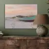 Rustiek - Roeiboot - Zandstrand PET vilt klein -sfeer2