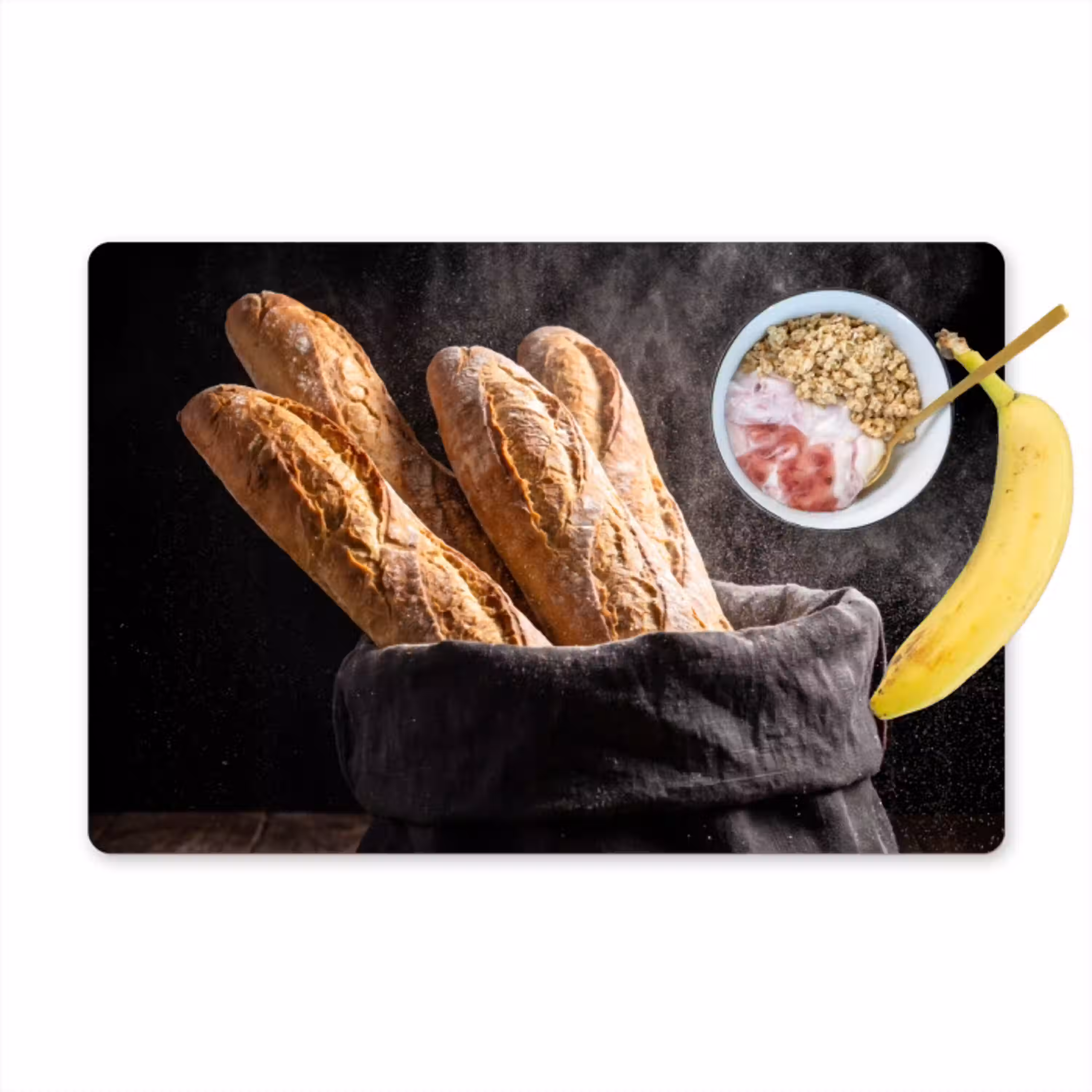 Brood - Zak - Eten Placemat vinyl groot -zzzproduct_Kitchenyeah-website