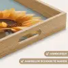 Zonnebloemen - Geel - Wazig Dienblad Rechthoek middel -USP_HandgreepNL