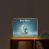 Maan - Ruimtewezen - Blauw Light Box met batterij (Wandlamp kind) middel -sfeer1_kind