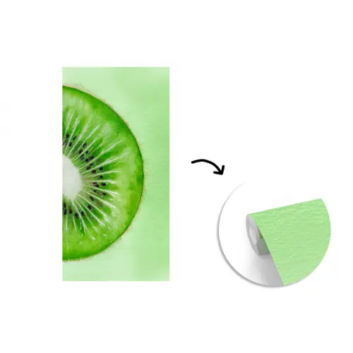 Kiwi - Groen - Fris fotobehang vinyl groot -3d
