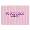 Paars - Strepen - You're doing great - Schaduw Placemat vinyl groot -zzsfeer1_Kitchenyeah-website