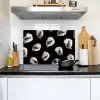 Oesters - Zwart - Vissen - Goud Inductie beschemer met haakjes klein -sfeer2