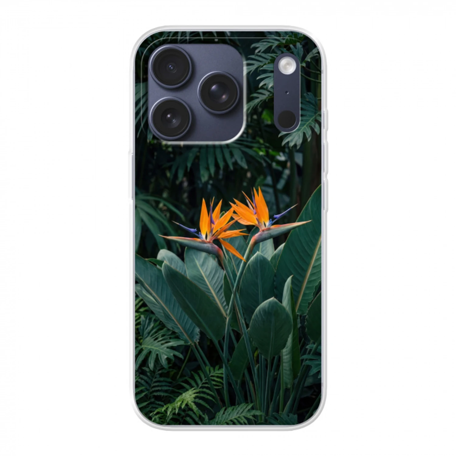 Paradijsvogel - Bloem - Exotisch Telefoonhoesje iPhone 17 Pro klein -3d