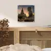 Tempel - Zonsondergang - Boeddha beelden - Buddha plexiglas 5mm klein -sfeer4