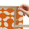 Oranje - Organische vormen - Wit Light Box met batterij (Wandlamp) middel 907 -USP_websiteprintNL