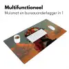 Vrouw - Kroon - Tomaat - Bascilicum - Zonnebril Muismat XXL klein -sfeer4