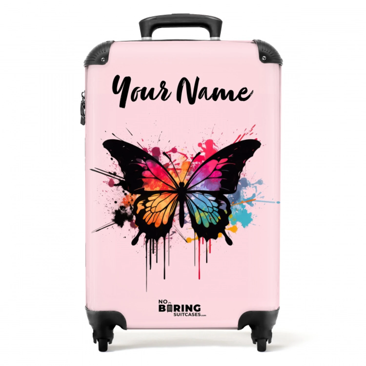 Vlinderverf NBS - Handbagage koffer - Kinderen Unisex middel -productfoto_recht