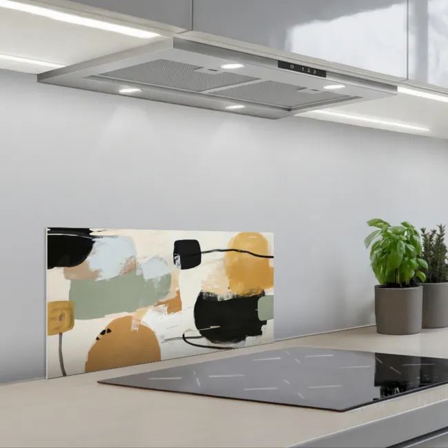 Paint - Abstract - Kleuren keuken achterwand spatscherm klein -3d_schuin