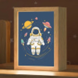 Astronaut - Planeten - Raket Light Box met kabel klein -zzz_3d_website