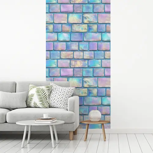 Regenboog - Glans - Steen fotobehang vinyl groot 64 -woonkamer