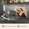 Kerstman - Rendier - Kerst - Christmas keuken achterwand spatscherm klein -usp_NL