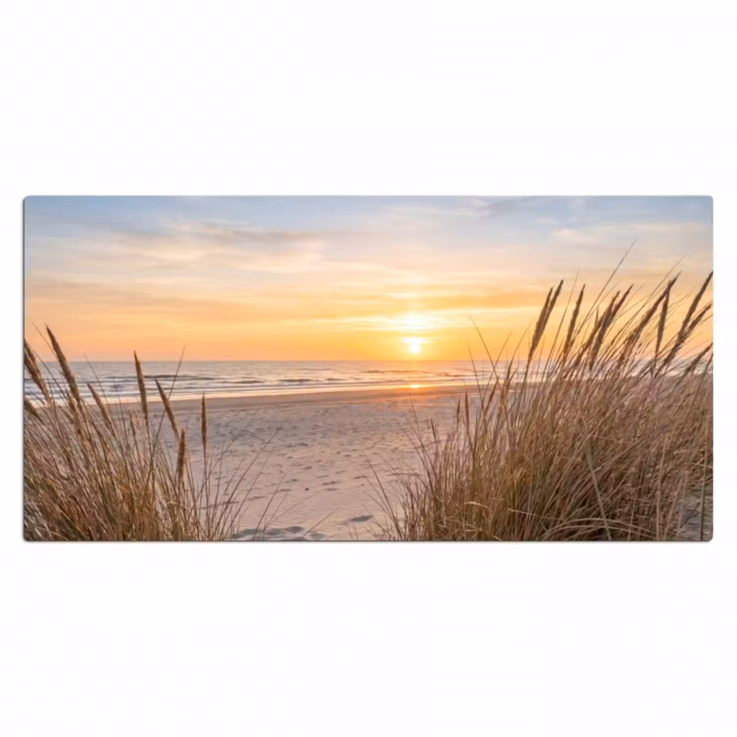 Schreibtischunterlage - Sonnenuntergang - Dünen - Meer