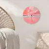 Roze - Surfen - Zee Wandcirkel kunststof plaat 5mm dik klein -sfeer5