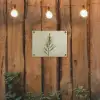 Dennentak - Naaldvormige bladeren - Lichtgroen tuinposter los doek klein -sfeer1