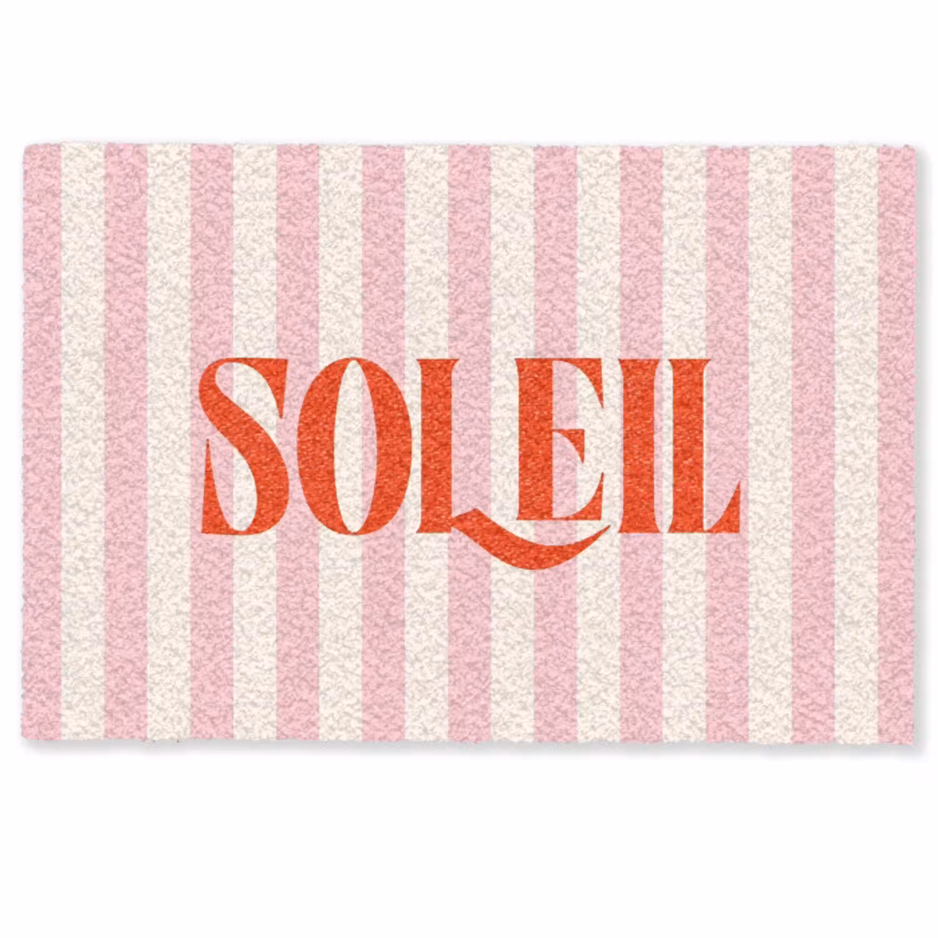 Zachtroze - Rood - Strepen - Soleil Deurmat klein -zkaufland3d