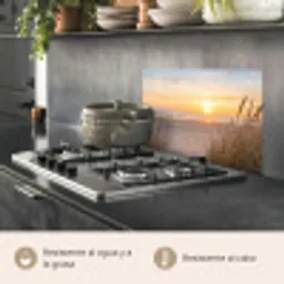Zonsondergang - Duinen - Zee keuken achterwand spatscherm klein -usp_ES