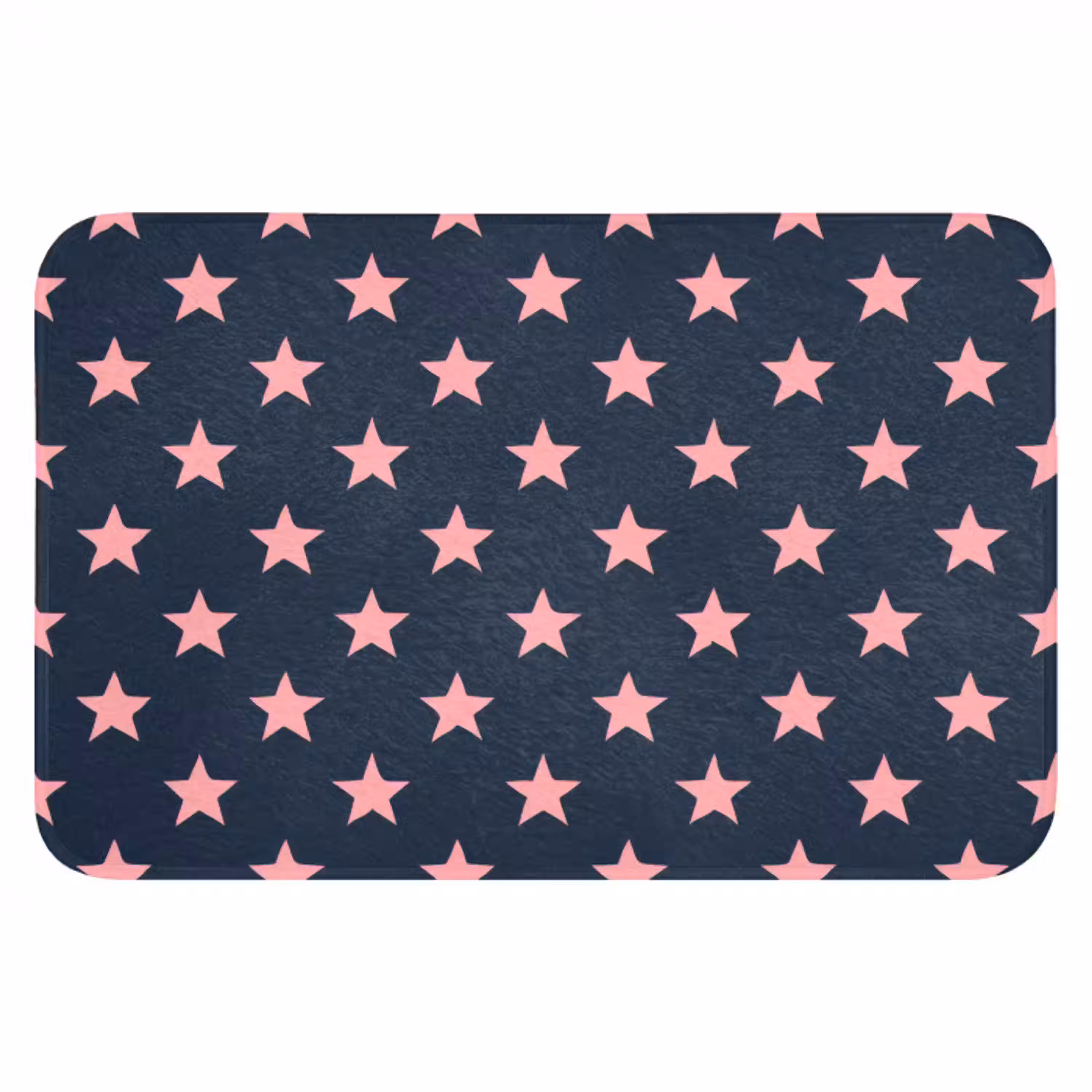 Patroon - Sterren - Roze Badmat klein 997 -3d