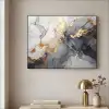 Marmer - Zwart - Goud - Wit Textielframe zwart klein -sfeer2