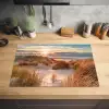Duin - Planten - Zonsondergang - Strand - Zee Inductie beschermer vinyl 3mm klein -sfeer5