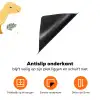 Sterren - Stegosaurussen - Blaadjes - Groen Inductie beschermer vinyl 3mm klein -zzzzzzz-td-onderkant
