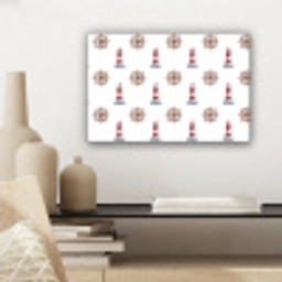 Nautisch - Klassiek - Rood canvas 2cm klein 34 -sfeer6