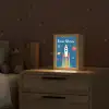 Raket - Planeten - Ruimte Light Box met kabel (Kinderlampje) klein -sfeer1_kind