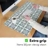 Dessin - Tegel - Blauw Muismat XXL klein 681 -sfeer3