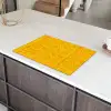 Vloeiend - Olie - Verf  - Geel Inductie beschermer vinyl 3mm klein 276 -sfeer8