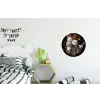 Bloemen - Jan Davidsz de Heem - Tijger - Schilderij - Stilleven - Oude meesters Wandcirkel aluminium klein -kinderkamer