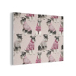 Honden - Truien - Rood PET vilt klein 837 -3d