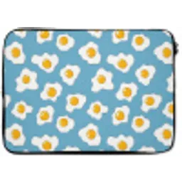 Eieren - Dooiers - Blauw laptophoes neopreen klein 279 -zkaufland3dotto
