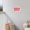 Tekst - Modern - Strepen tuinposter los doek klein -sfeer8