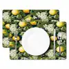 Hangende - Citroenen - Witte - Bloemetjes Placemat vinyl groot 368 -zzsfeer2_Kitchenyeah-website