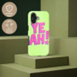 Groen - Neon - Quote Toughcase MagSafe Apple iPhone 17 klein -USP_PrintM_DE