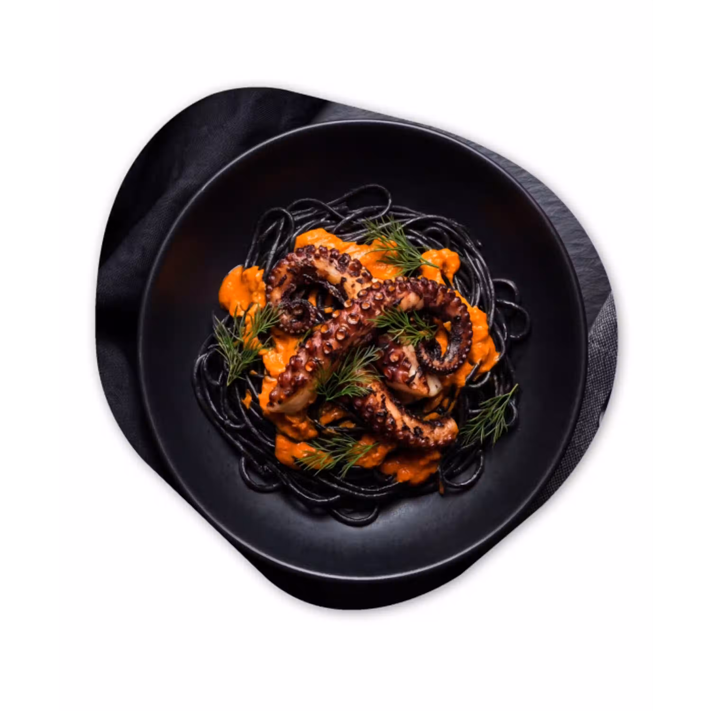 Eten - Octopus - Modern Wandcirkel Organisch Aluminium middel -3d