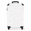 Grafisch - Patroon - Modern - Hexagon NBS - Handbagage koffer - Kinderen Unisex middel 644 -productfoto_recht