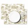 Tijger - Jungle - Vogel - Beige Placemat vinyl groot 368 -zzsfeer2_Kitchenyeah-website